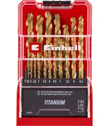 Einhell Набор сверл по металлу, 19шт, 1-10мм, кейс