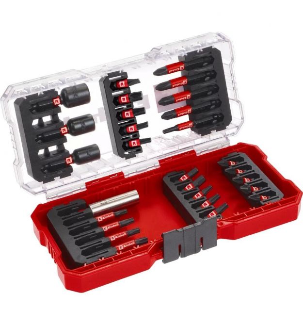 Einhell Набор бит и головок, 1/4", 28шт, кейс