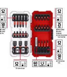 Einhell Набор бит и головок, 1/4", 28шт, кейс