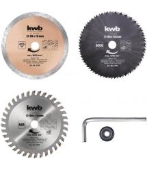 Einhell Диск, набор 3шт, 89x10 мм, алмазный, для древесных материалов и пластика.