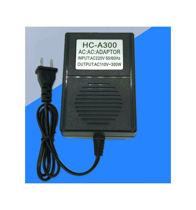 Перетворювач напруги трансформаторний 300W Input 220 V - Output 110V, + універсальна розетка