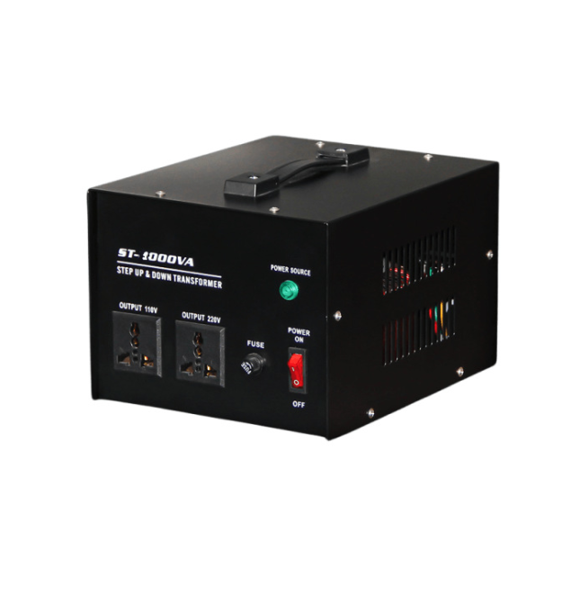 Перетворювач напруги трансформаторний універсальний ST-1000VA Input 220 V - Output 110V, Input 220 V - Output 110V+
