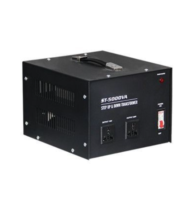 Перетворювач напруги трансформаторний універсальний ST-5000VA Input 220 V - Output 110V, Input 220 V - Output 110V+