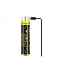 Акумулятор 18650 Li-Ion LiitoKala King-4000, 4000mAh (3800-4000mAh), 3.7V (2.75-4.2V), Black - Yellow
