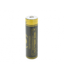 Акумулятор 18650 Li-Ion LiitoKala King-4000-JT, 4000mAh (3800-4000mAh), 3.7V (2.75-4.2V), Black - Yellow