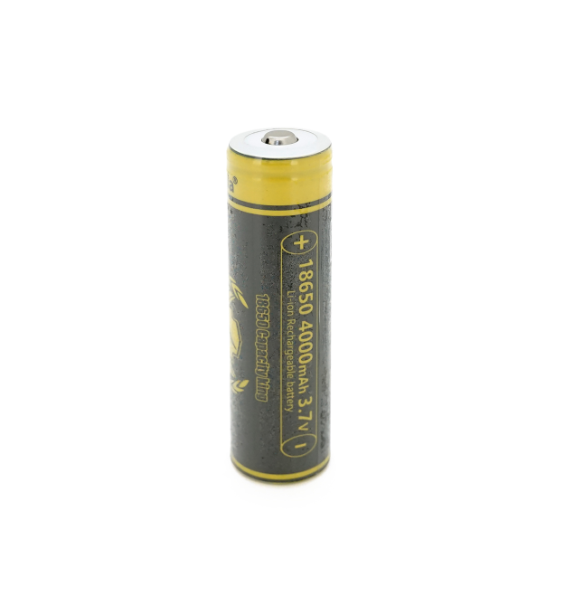 Акумулятор 18650 Li-Ion LiitoKala King-4000-JT, 4000mAh (3800-4000mAh), 3.7V (2.75-4.2V), Black - Yellow