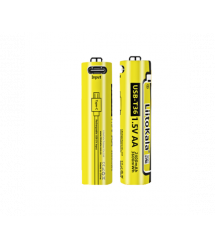Аккумулятор LiitoKala USB-T36 1.5V - AA 1.5V AA 2400mAh - 3600mWh, Li-ion Rechargeable Battery, Type-C, Charging current: 300mAh