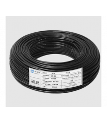 Кабель силіконовий луджений AWG 26 American Standard 26AWG - 0,15квМ - 600В, 400 метрів, негорючий, термостійкий, Black, ціна за