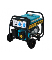 Генератор бензиновий FGL 3500LE, 1-фазний 230V, 50Hz, 3.5kVA - 2.8kW, бак 17 л, витрата 1.3 л - год, пуск: ручний - стартер, 620