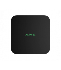 Мережевий відеореєстратор Ajax NVR DC (16ch) black, роздільна здатність до 4К, підтримка ONVIF - RTSP, декодування H.265 - H.264