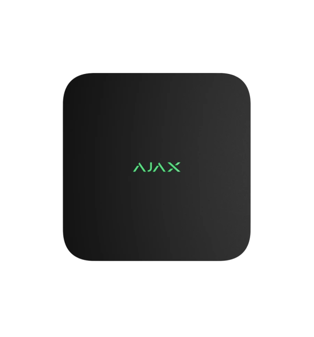 Мережевий відеореєстратор Ajax NVR DC (16ch) black, роздільна здатність до 4К, підтримка ONVIF - RTSP, декодування H.265 - H.264