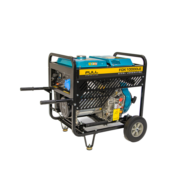 Генератор ДИЗЕЛЬНИЙ Full FDK10000LE 7.5кВт (9,4KVA), однофазний 220V, 50Hz, об&aposєм 12,5л