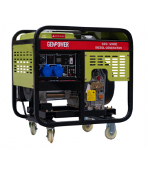 Генератор дизельний GDG 12000E, 1-фазний 230V, 50Hz, 12kVA - 9.6kW, бак 30 л, витрата 0,28 л - кВтЧ, пуск: стартер - AVR, 770х82