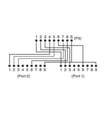 Digitus Разветвитель CAT5e STP PC-PC