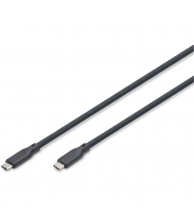 Digitus Кабель USB-C зарядки/синхронизации, 2м, USB 4.0 Gen2, 20G, 240W, 8K, силиконовый, черный