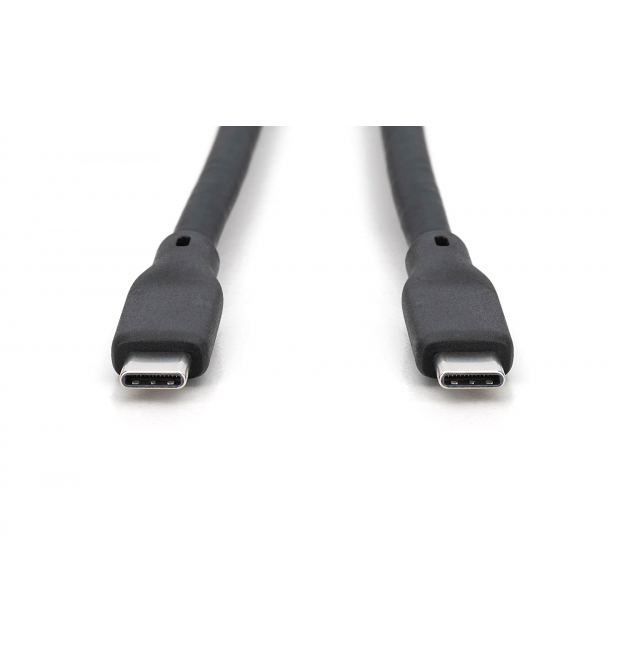 Кабель Digitus Type-C - Type-C Data/Charge, USB 3.2 Gen2, 10G, 100W, 4K, 1м, Black (AK-300342-010-S)