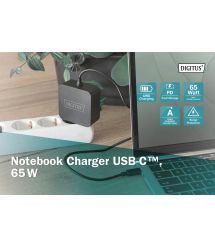 Digitus Зарядное устройство notebook USB-C, 65W