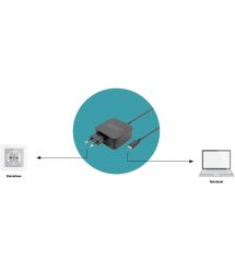 Digitus Зарядное устройство notebook USB-C, 65W