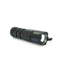 Ліхтар пошуковий BP-538 LED PM60, 3 режими, ліхтарик, індикація заряду, живлення від акумулятора, IP65, USB кабель, 225х130х60мм