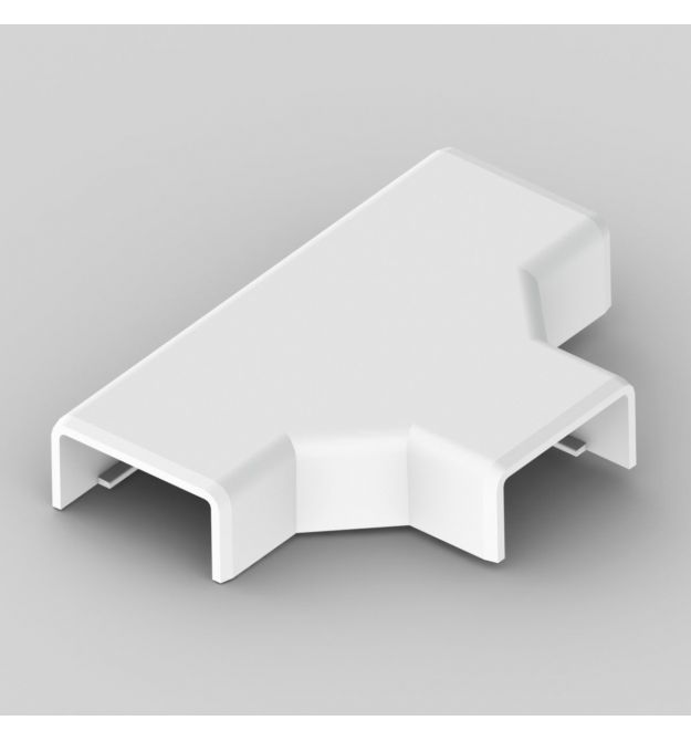 Трійник для LHD 20x10 білого кольору Серія LHD ПВХ