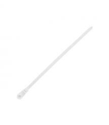 Стяжка кабельна пластикова з кільцем Apro 5x200 біла (100 шт.)
