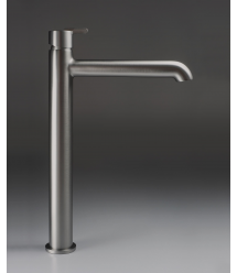 Deante Смеситель для раковины Silia, дл. излива - 185мм, неповоротный, 1 рычаг, титан