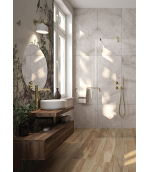 Deante Смеситель для раковины Silia, дл. излива - 185мм, неповоротный, 1 рычаг, брашованое золото