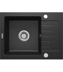 Deante Набор для кухни Zorba, гранитная мойка ZQZ_211A + смес. BOC_X72M, графит