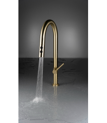 Deante Набор для кухни Olfato стальная мойка ZPO_R10B + смес. BQO_R72M, брашованое золото