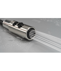 Deante Набор для кухни Olfato стальная мойка ZPO_010C + смес. BQO_F72M, матовая сталь