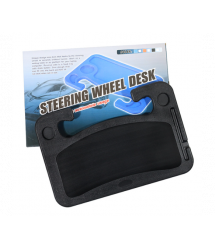 Столик подставка Р-3610G Box с креплением на руль в автомобиль, Black, 420*200*20mm. 0.7kg. Box