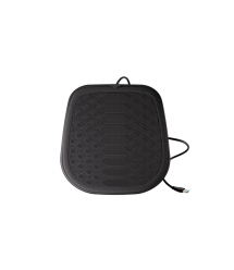 Килимок підстилка з підігрівом від USB для автокрісла, 5V, 46x46см, чорний