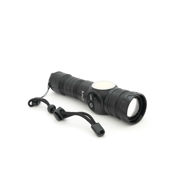 Ліхтарик BP-X707 P90, Zoom, 5+2+2 режими, корпус метал, магніт, акум 18650, індикація заряду, USB кабель, BOX