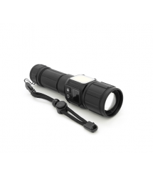 Ліхтарик BP-X708 P90, Zoom, 5+2+2 режими, корпус метал, магніт, акум 18650, індикація заряду, USB кабель, BOX