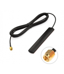 Внутренняя GSM - WIFI антенна 3G - 4G - LTE WiFi, 850-990 - 1710-2700MHz 5dBi, 3М скотч, 3 метра кабеля, кабельный ввод Разъем S