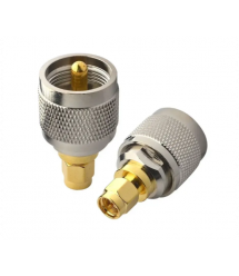 Перехідник SMA Male - UHF Male (SMA тато,штекер-UHF тато,штекер) ціна за 1 шт