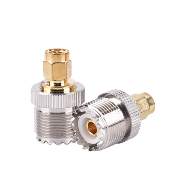 Перехідник SMA Male - UHF Female (SMA тато, штекер-UHF мама, гніздо) ціна за 1 шт