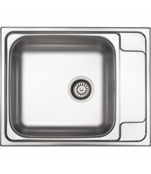 Deante Мойка кухонная Soul, нерж.cталь, прямоуг., с крылом, 630x500x165мм, чаша - 1, врезная, нерж