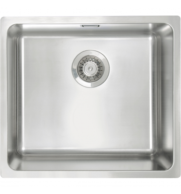 Deante Мойка кухонная Egeria, нерж.cталь, прямоуг., без крыла, 490x440x230мм, чаша - 1, врезная/под столешницу, матовая сталь
