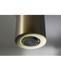 Deante Душевой набор Silia со смесителем, верхний душ, лейка, крепл. - скрытого монтажа , брашованое золото