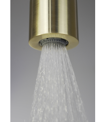 Deante Душевой набор Silia со смесителем, верхний душ, лейка, крепл. - скрытого монтажа , брашованое золото