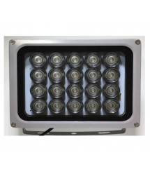 ІЧ-прожектор HYYS2020R. 220V, 40W, 20LED, IP66, 850Нм, кут огляду 90 , дальність до 150м.