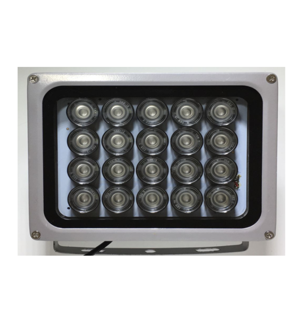 ІЧ-прожектор HYYS2020R. 220V, 40W, 20LED, IP66, 850Нм, кут огляду 90 , дальність до 150м.