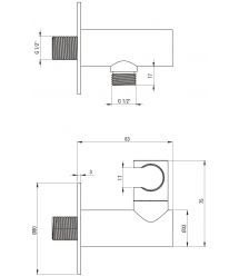 Deante Душевой набор Silia со смесителем для ванны, лейка, крепеж - скрытого монтажа, матовая сталь