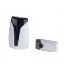 Комплект бездротового дверного дзвінка SunnyBell ST-1002B, частота 433 МГц, відстань до 100м, 36 мелодій до 80 дБ, світлова інди