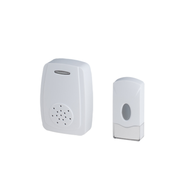 Комплект бездротового дверного дзвінка SunnyBell ST-69RN, частота 433 МГц, відстань до 80м, 36 мелодій до 80 дБ