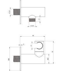 Deante Душевой набор Silia со смесителем для ванны, лейка, крепеж - скрытого монтажа, брашированное золото