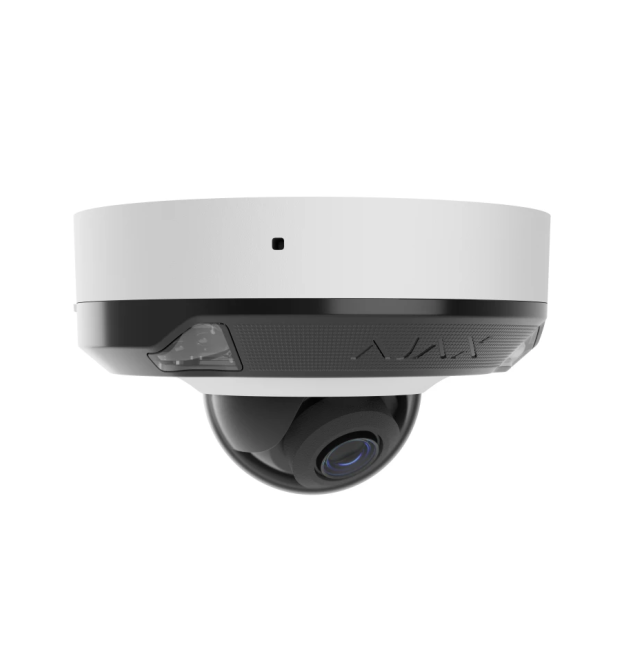 5 Mp IP охоронна відеокамера з гібридним підсвічуванням Ajax DomeCam Mini HL (5 Mp - 4mm) White