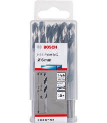 Bosch Сверло HSS-PointTeQ, 6х57х93мм, 10шт