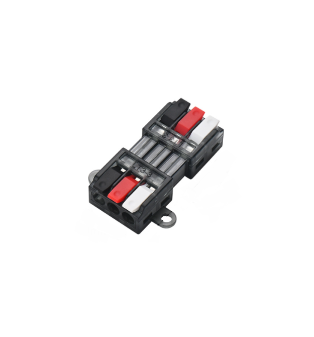 Клема роз&aposємна з натискними затискачами 3-провідна LT-3-3, 3-pin, 250V, 32A, 0.5-2.5mm2, 19*42*11mm, сіра